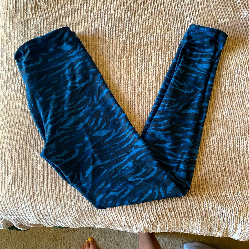 Blue Camo Fabletics Leggings